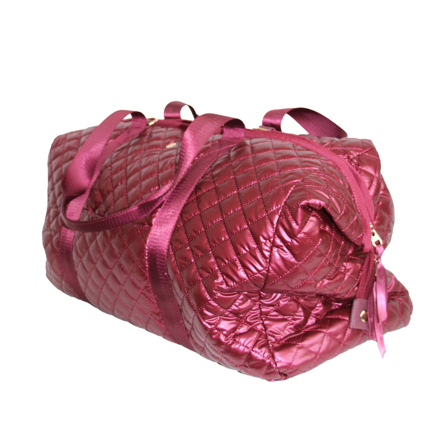 Diamond Weekender Duffle Bag - Cabernet