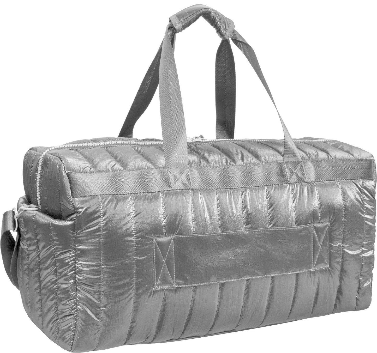 Hunter Metallic Quilted Duffel Bag - 22”