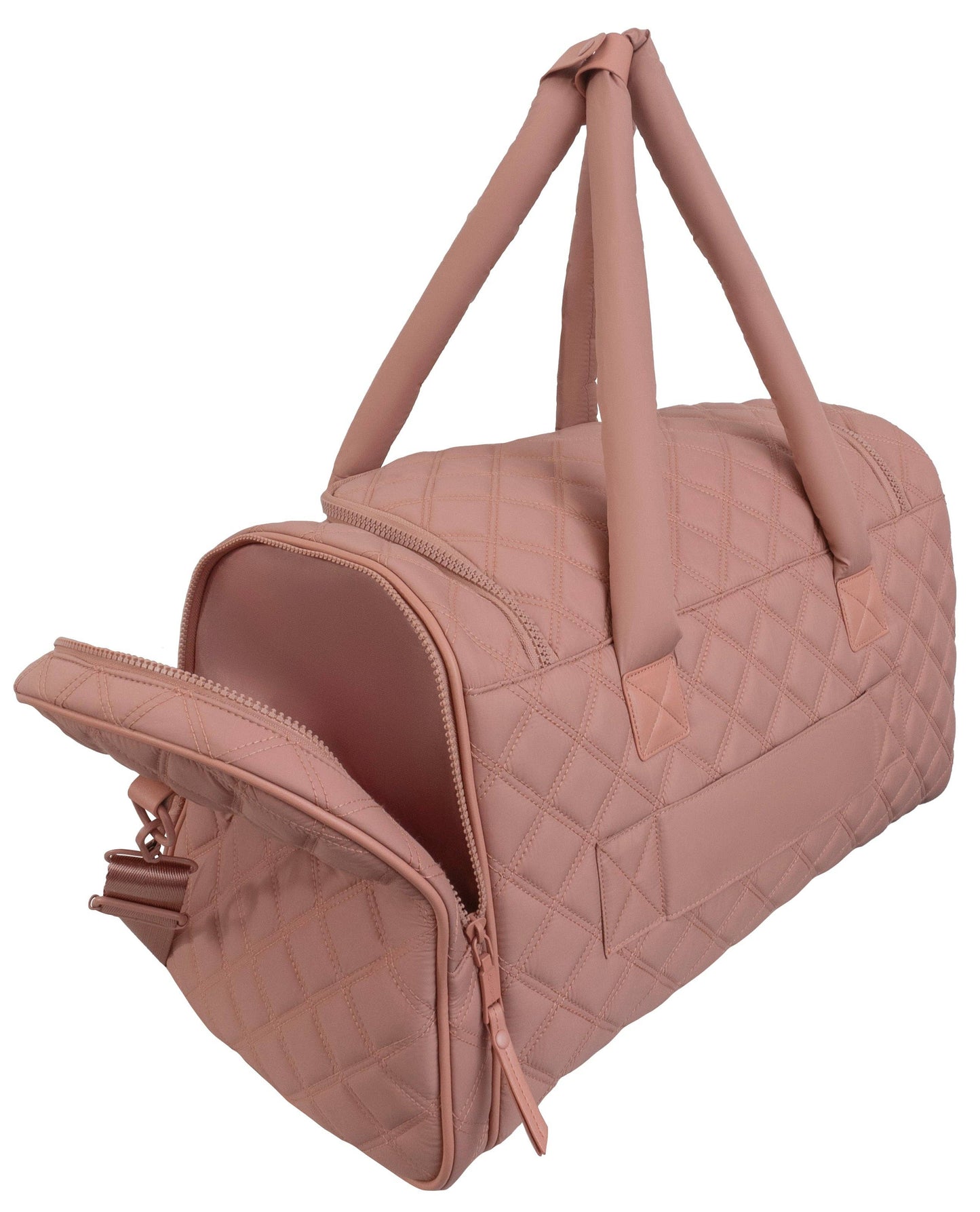Diamond Quilted Parachute Nylon Duffel