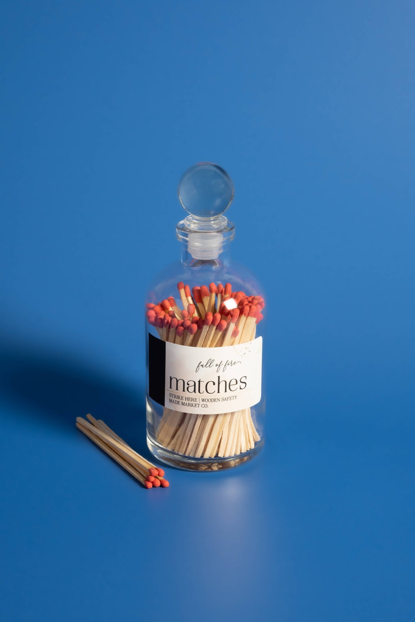 Glass Match Cloche w/ Striker