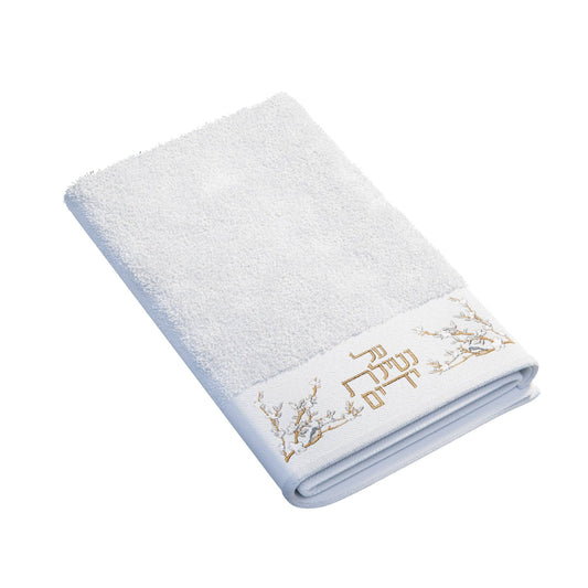Al Netilas Yadayim Hand Towel - Botanical Bloom