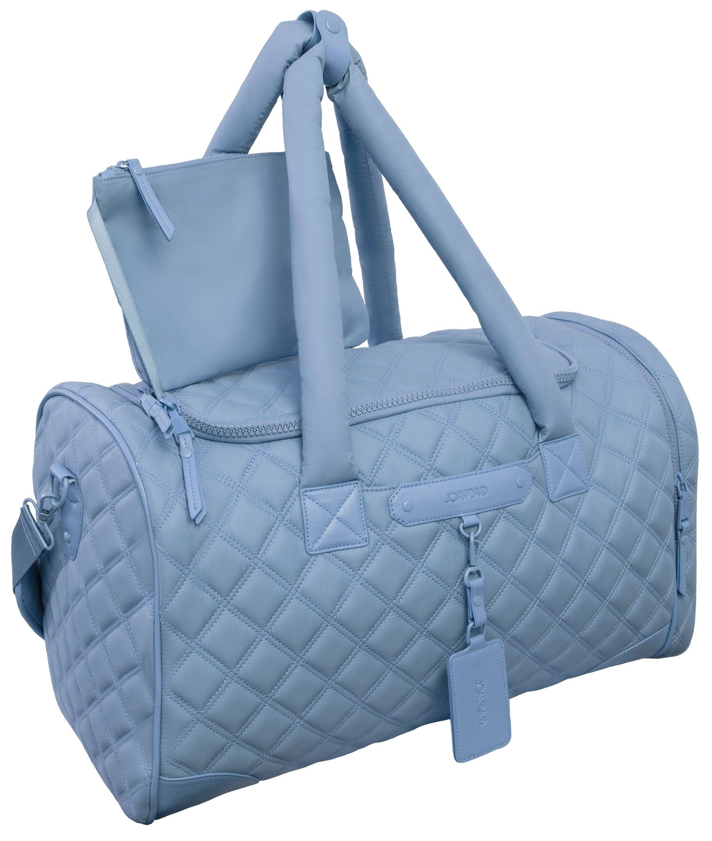 Diamond Quilted Parachute Nylon Duffel