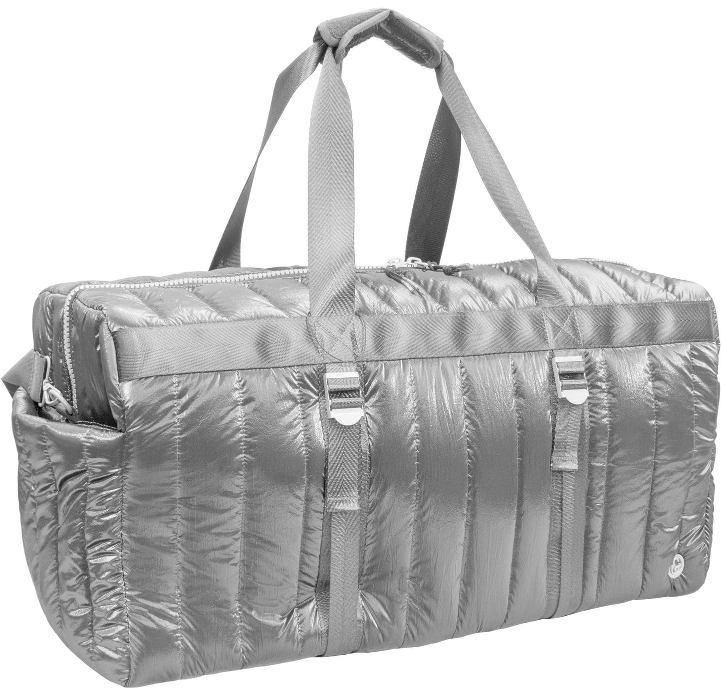 Hunter Metallic Quilted Duffel Bag - 22”