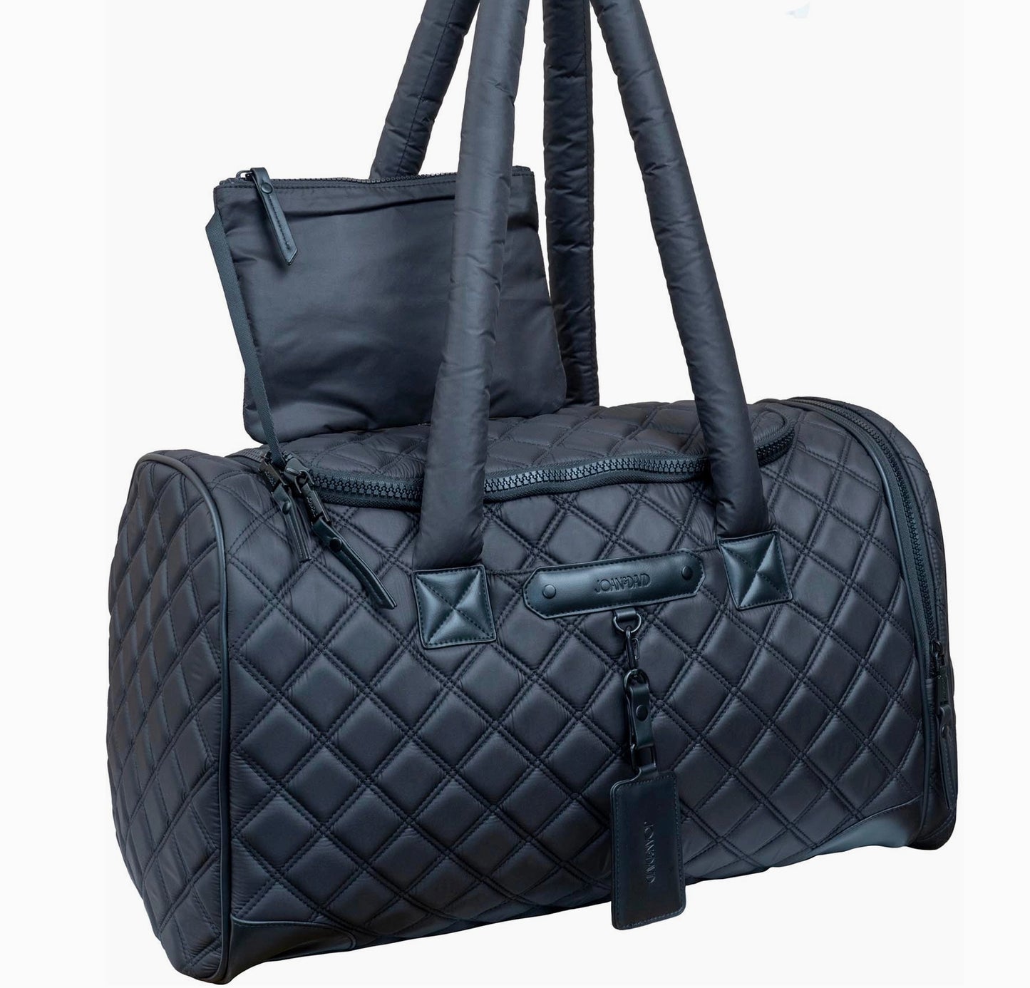 Diamond Quilted Duffel - 22”