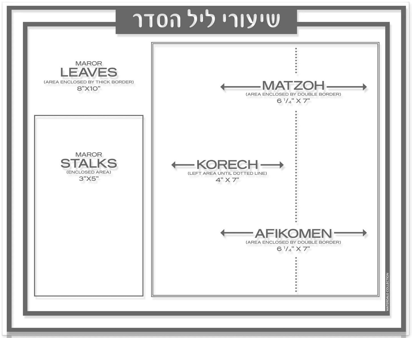 Pesach Shiurim Card- Silver