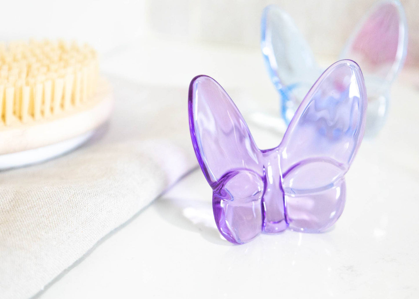 Crystal Butterfly in Purple