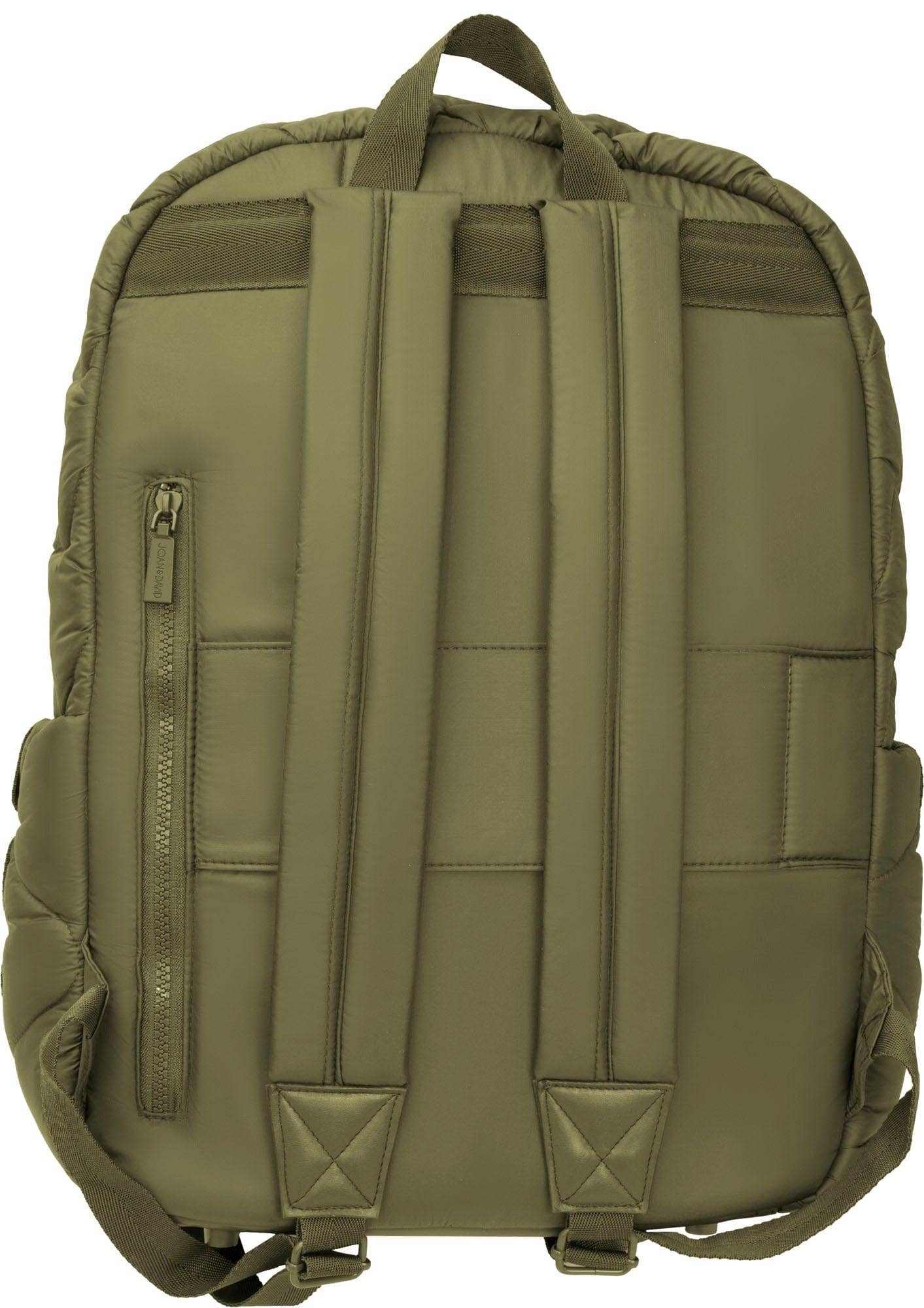 Joan & David Wave Quilted Puffer 18 Inch Workbook Backpack