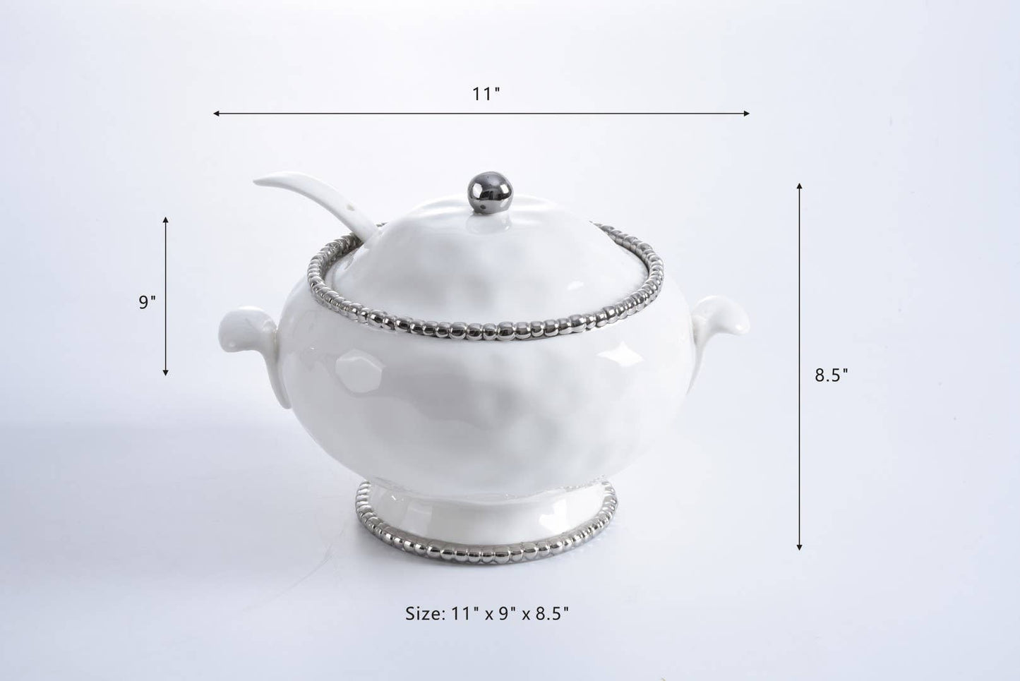 Soup Tureen & Spoon- sale