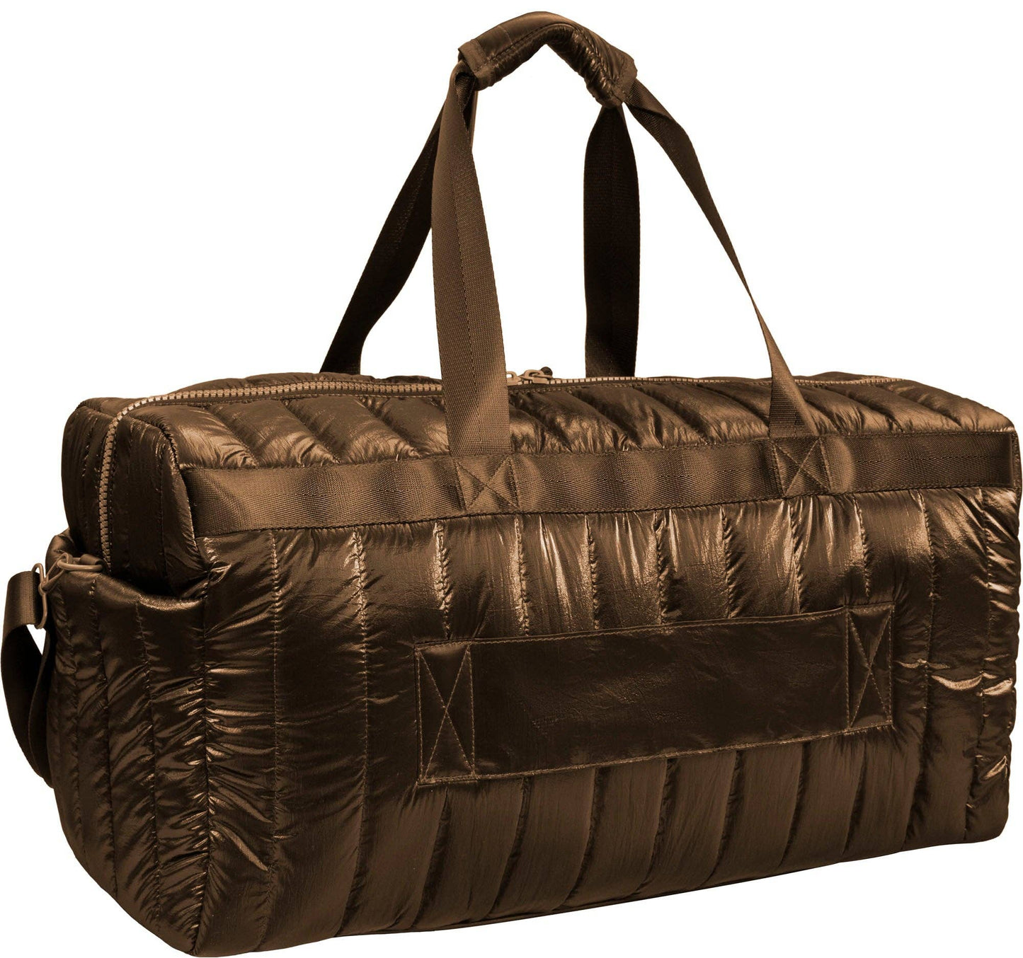 Hunter Metallic Quilted Duffel Bag - 22”