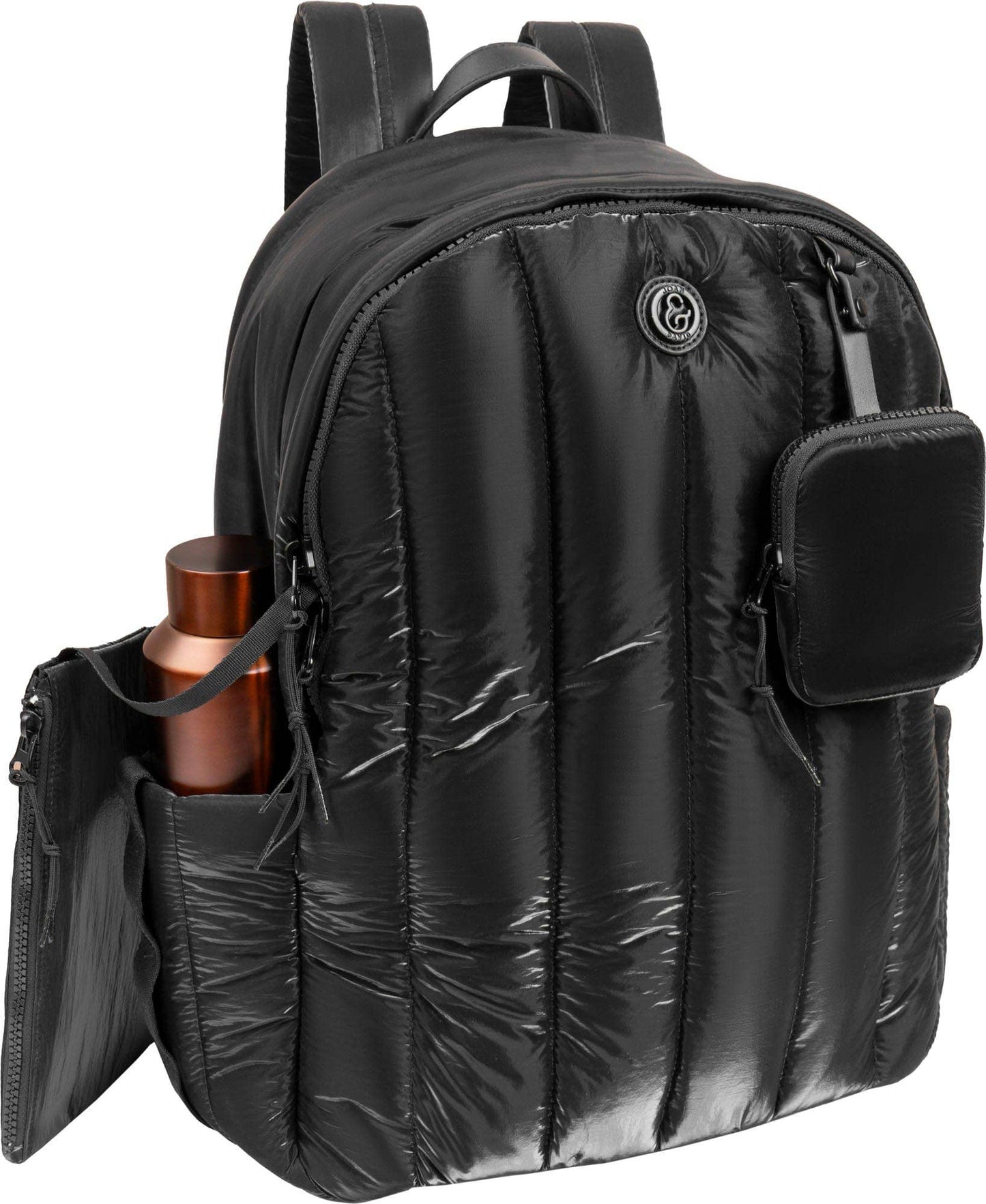 Quilted Metallic Workbook Backpack