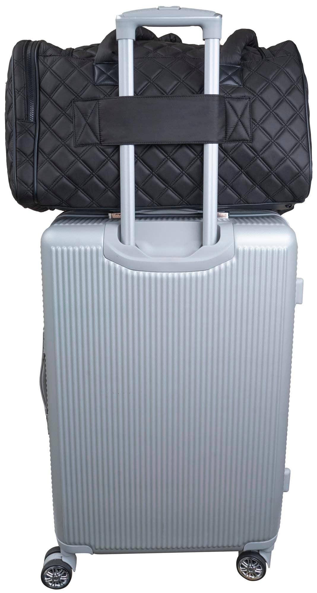 Diamond Quilted Parachute Nylon Duffel