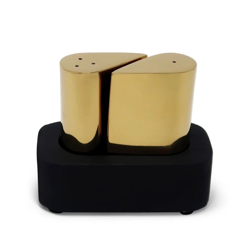 Tear Drop Salt & Pepper Shaker in Black Base