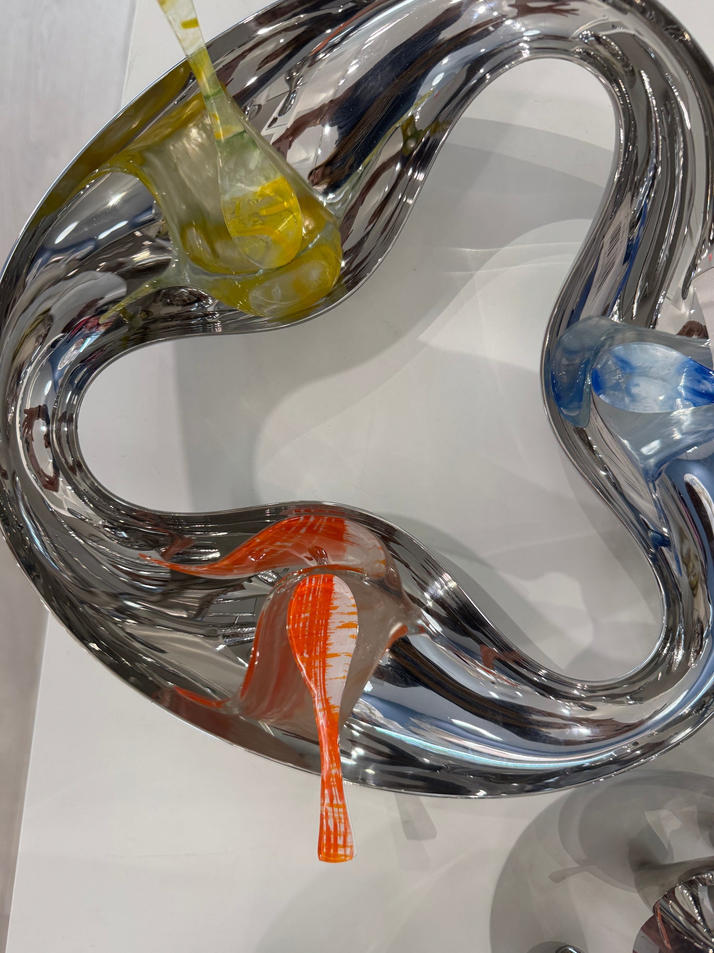 Colored Glass Dip Paddles - Set of 47y