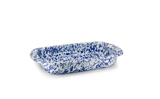 Enamel 9x13 Baking Pan - Ocean Swirl