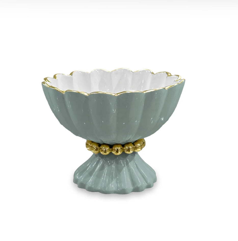 BB Vienna pedestal dish w/ spoon