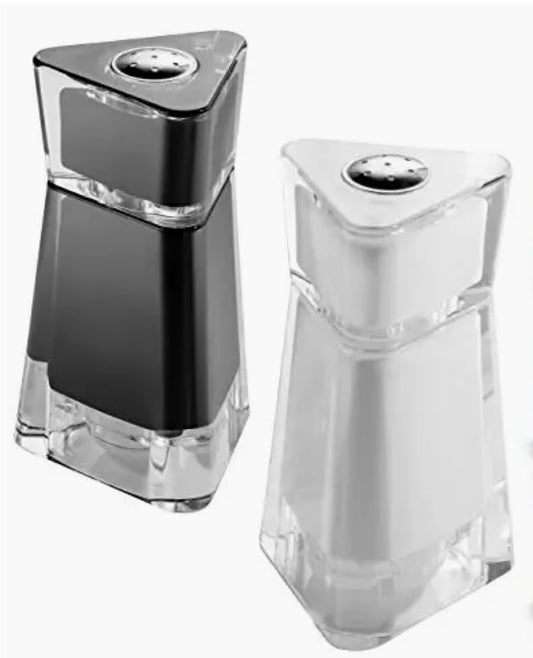 Acrylic Salt and Pepper Shakers 2 Pc Set