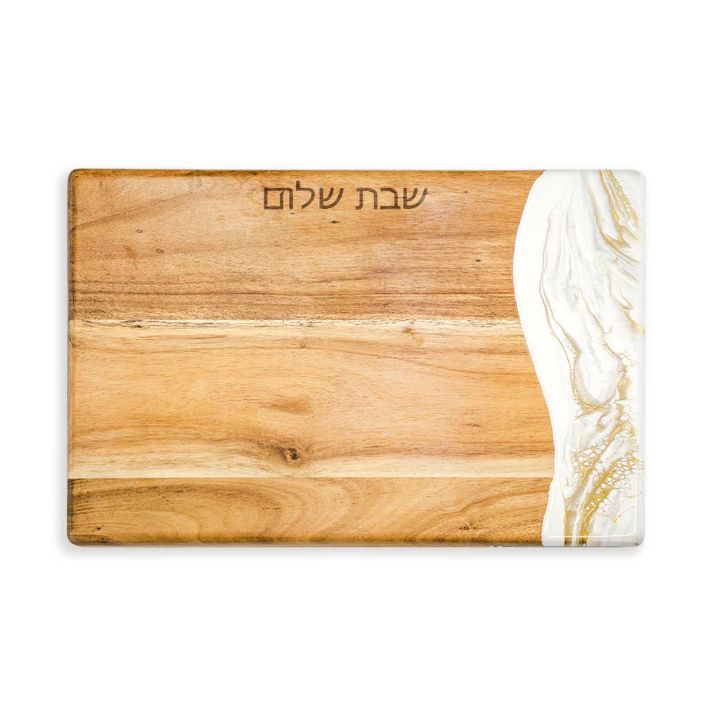 Acacia Epoxy Challah Board