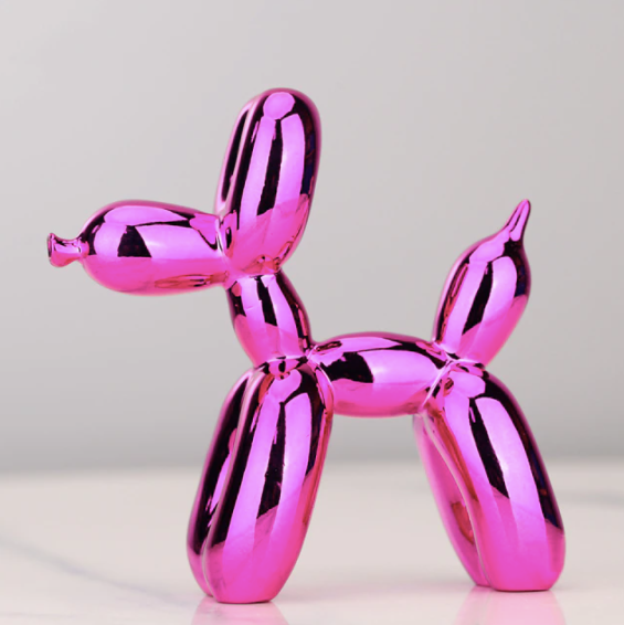 Electroplating Balloon Dog Sculpture