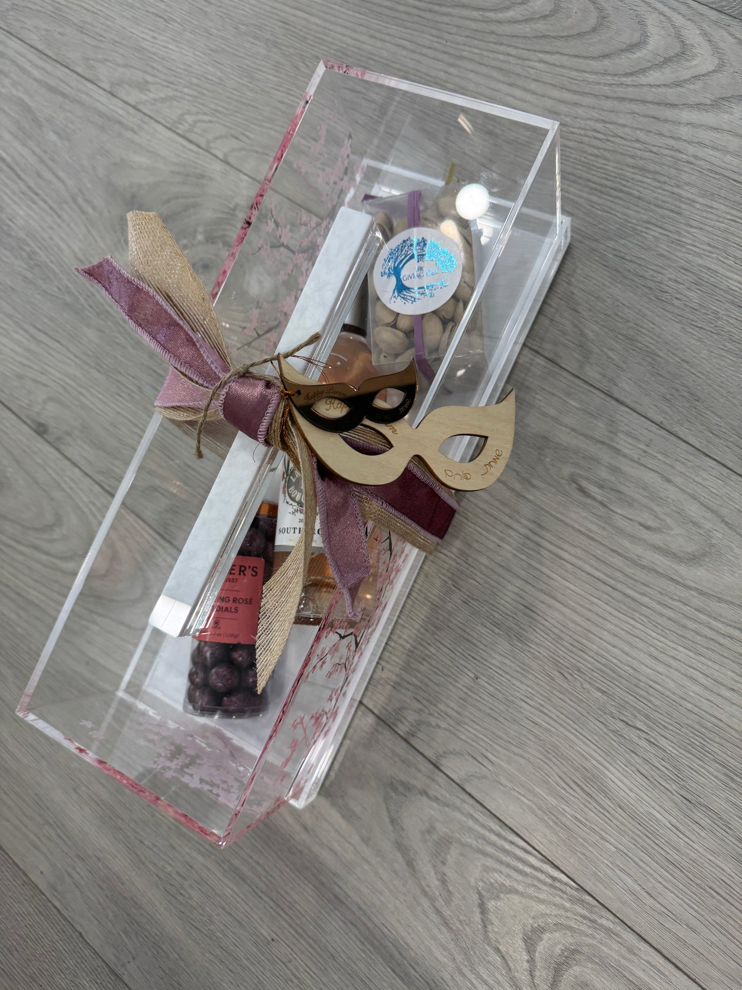 Cherry Blossom Cake Dome Mishloach Manot