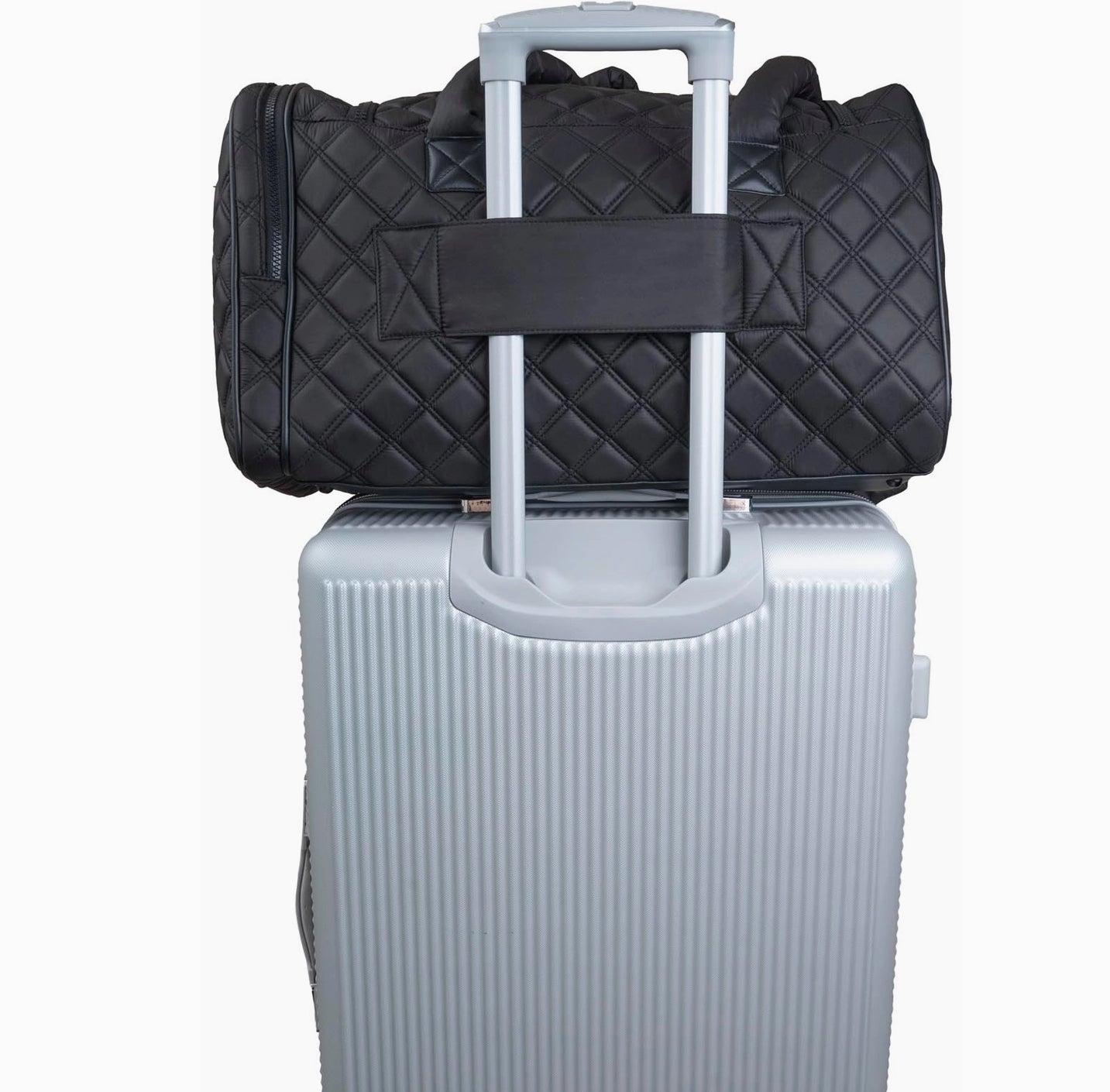 Diamond Quilted Duffel - 22”