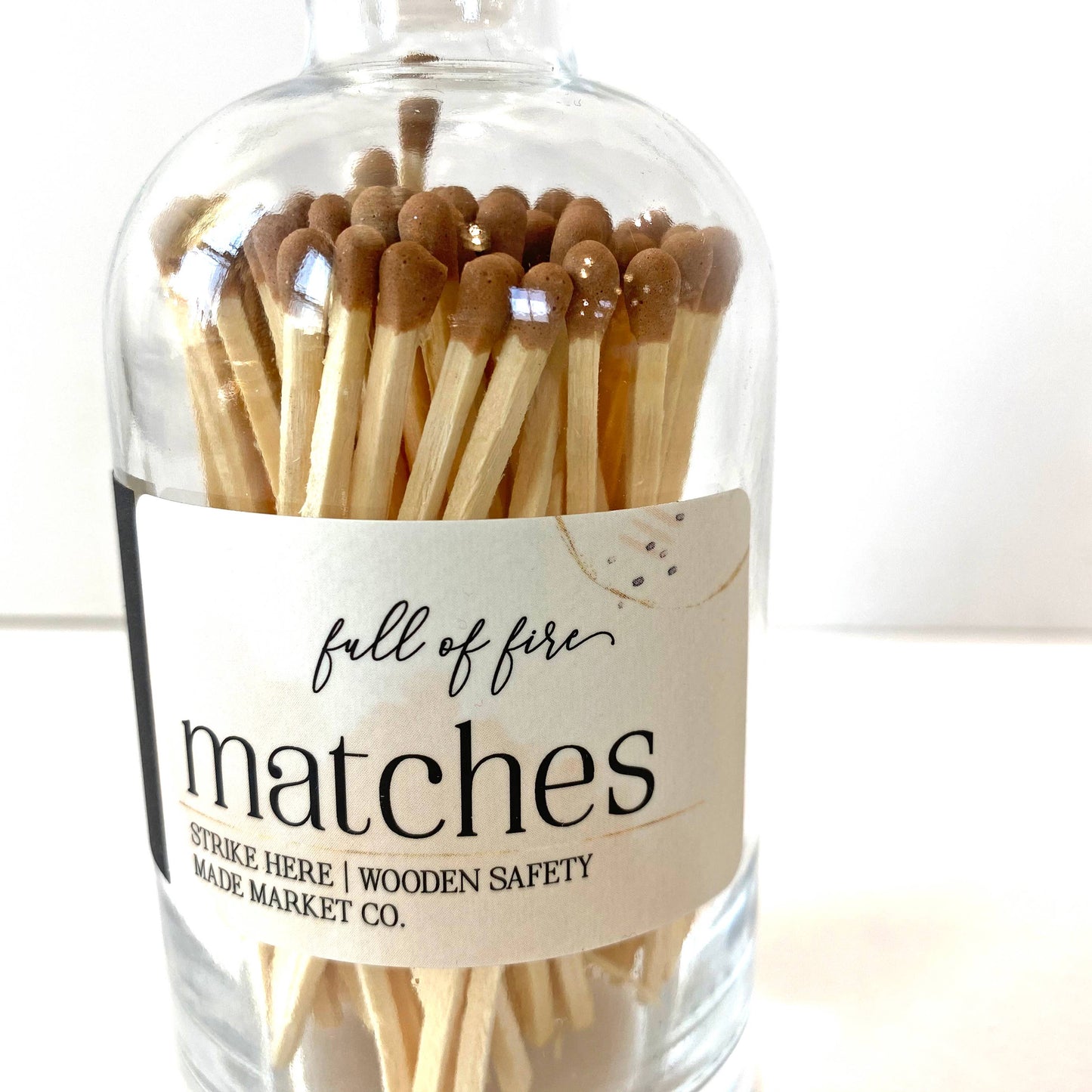 Glass Match Cloche w/ Striker