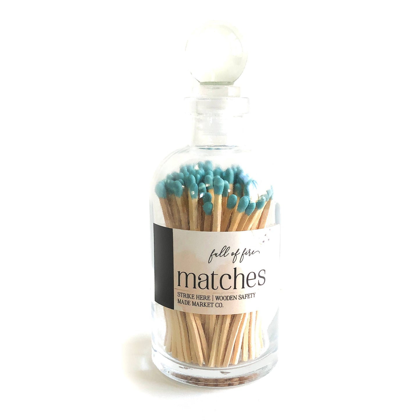 Glass Match Cloche w/ Striker
