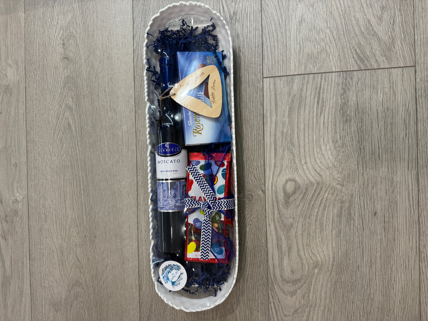 Oval tray with handles Mishloach manos