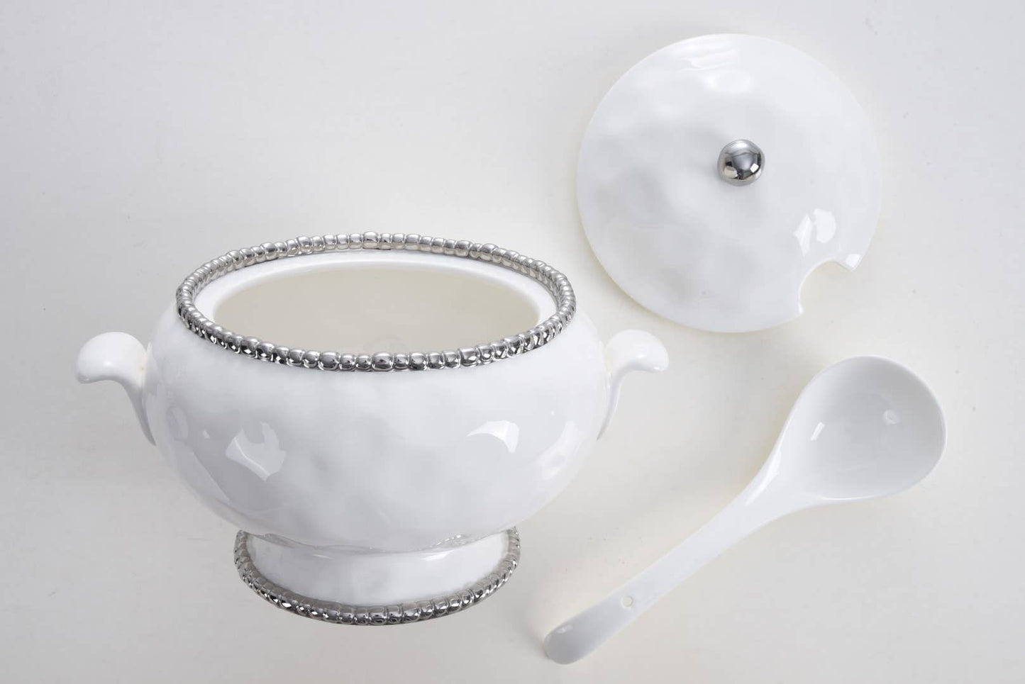 Soup Tureen & Spoon- sale