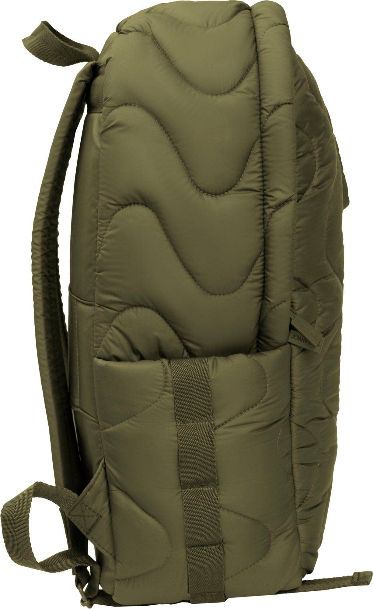 Joan & David Wave Quilted Puffer 18 Inch Workbook Backpack