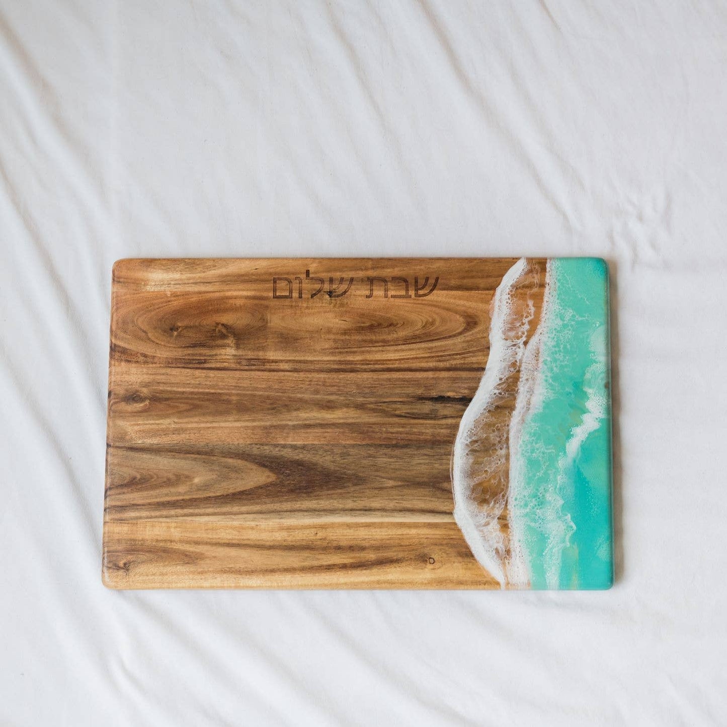Acacia Epoxy Challah Board