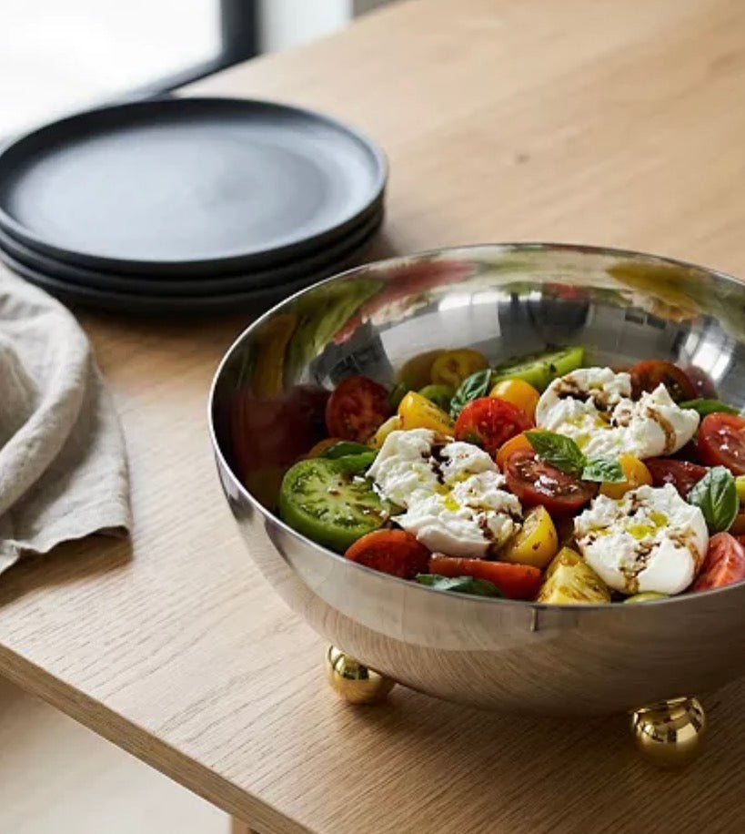 Gold Ball 12” s/s Salad Bowl
