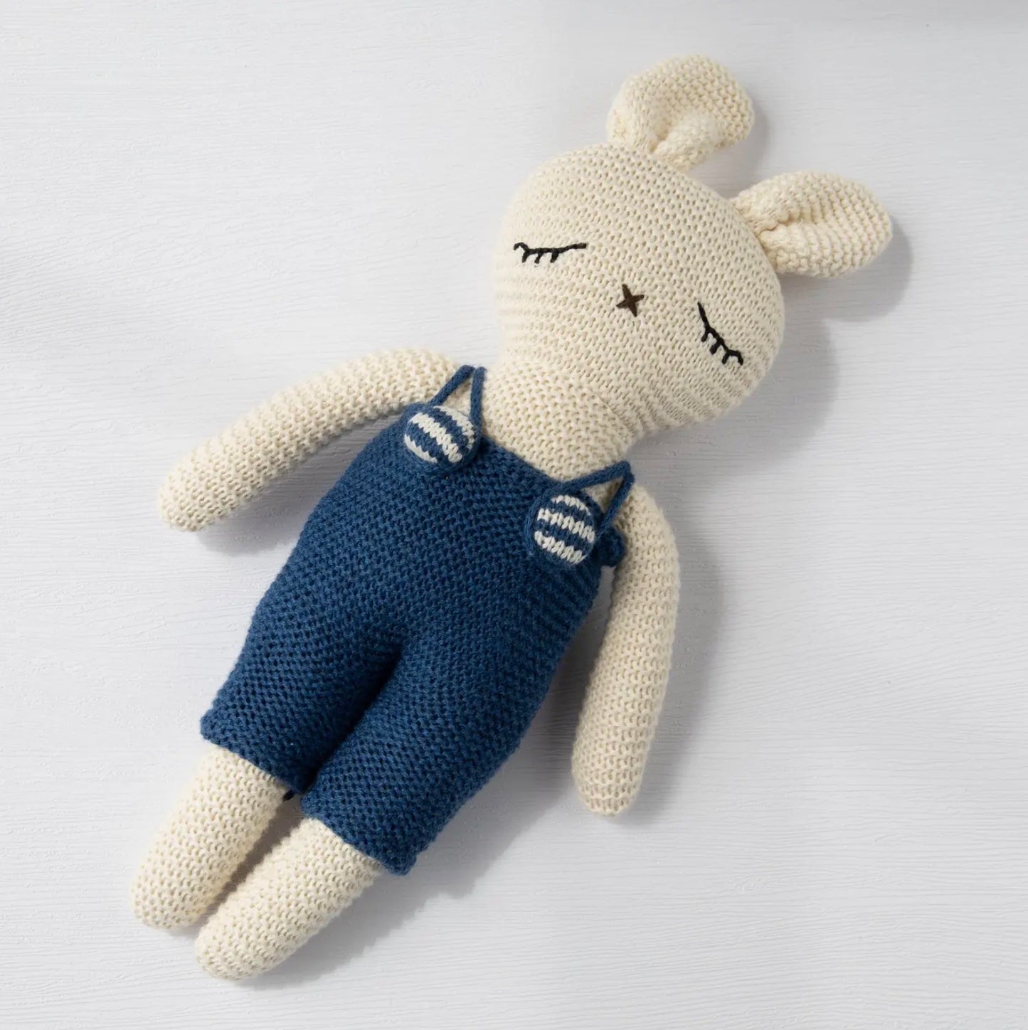Sweet Sleepy Cotton Knit Bunny