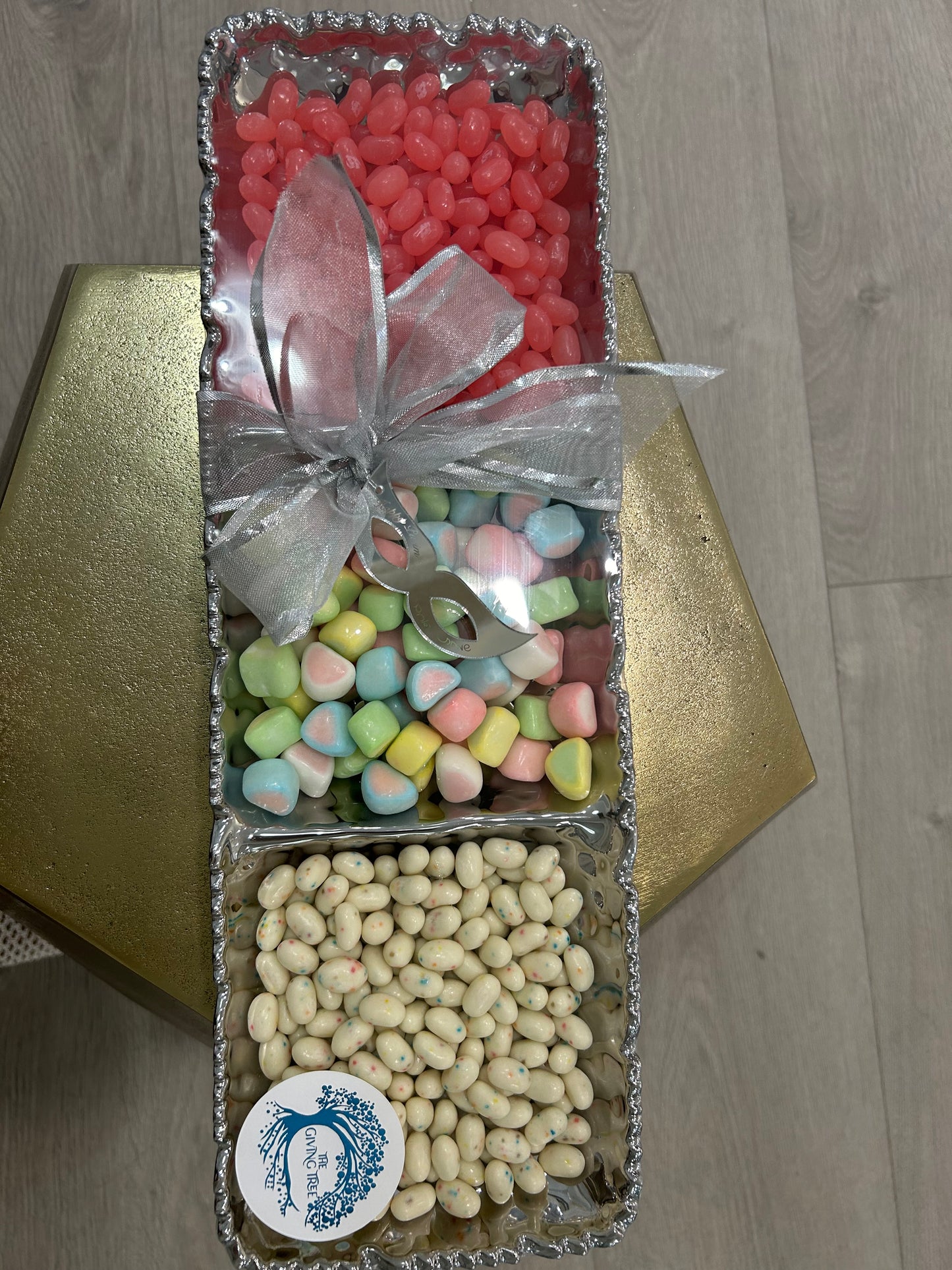 Three Section Serving Dish Mishloach Manot