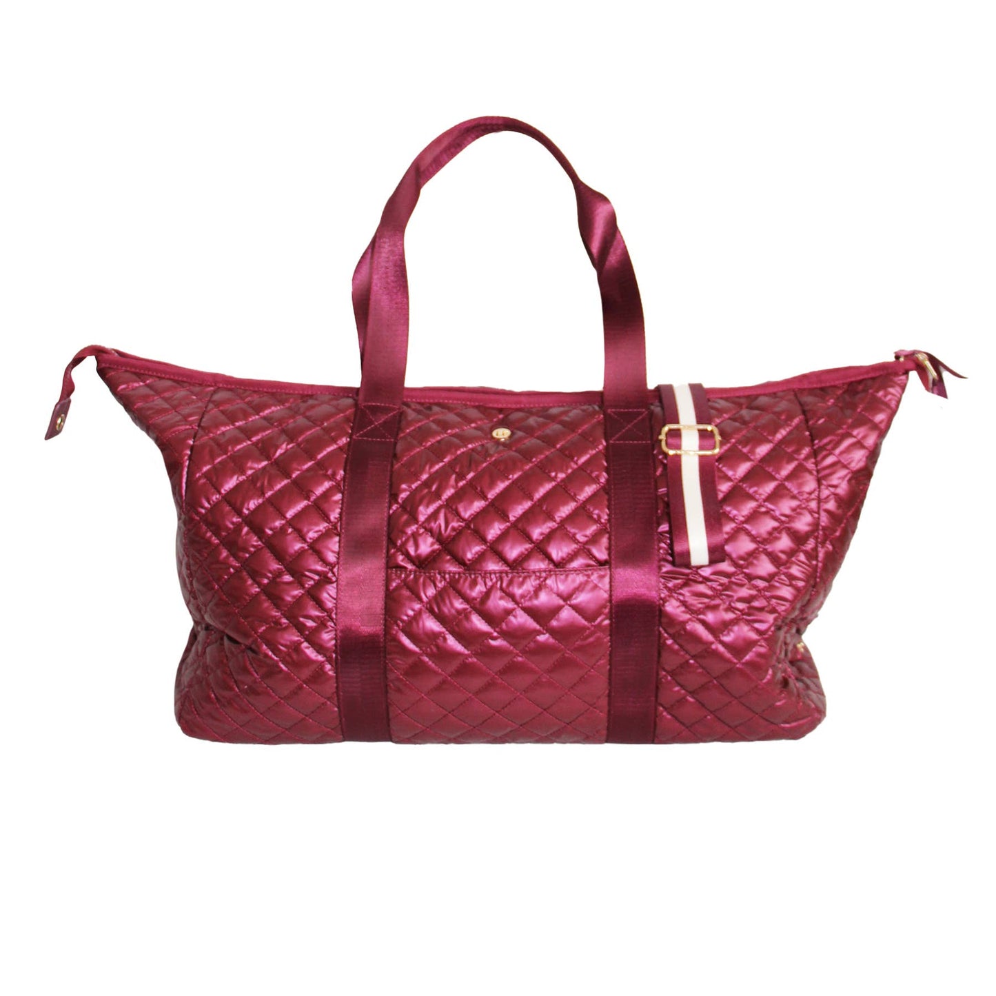 Diamond Weekender Duffle Bag - Cabernet