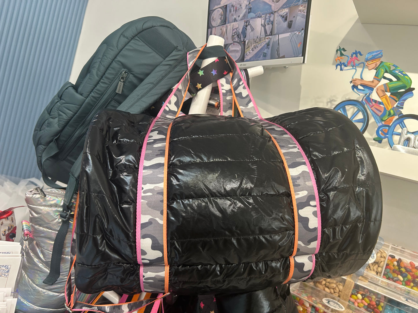 Puffer Duffle Bag- sale