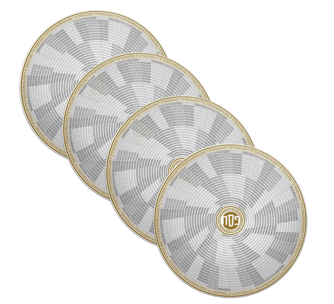 Geometric Acrylic Passover Chargers