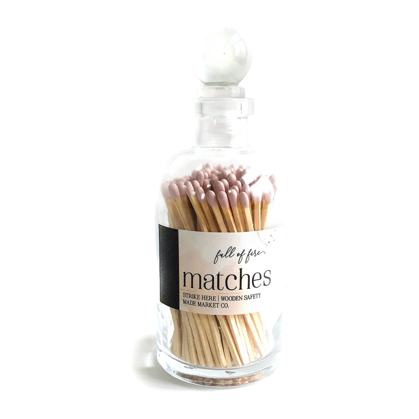 Glass Match Cloche w/ Striker