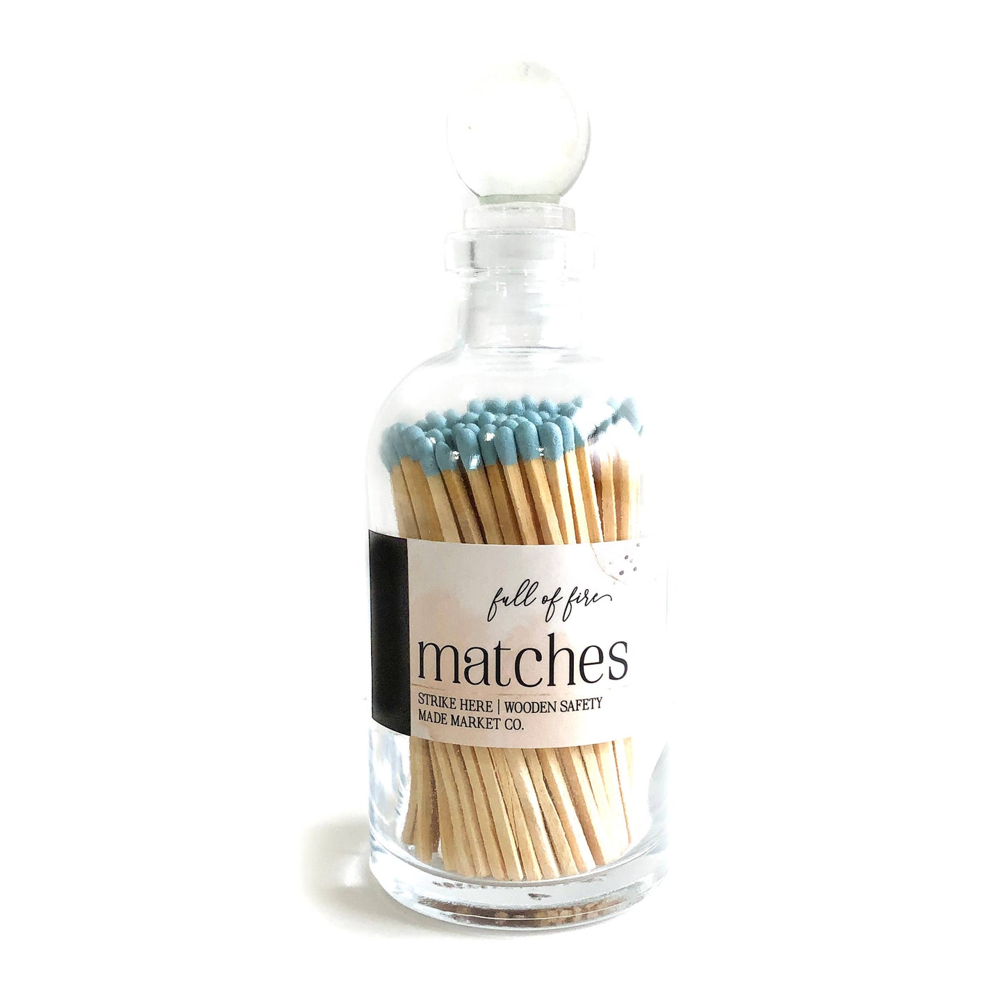 Glass Match Cloche w/ Striker