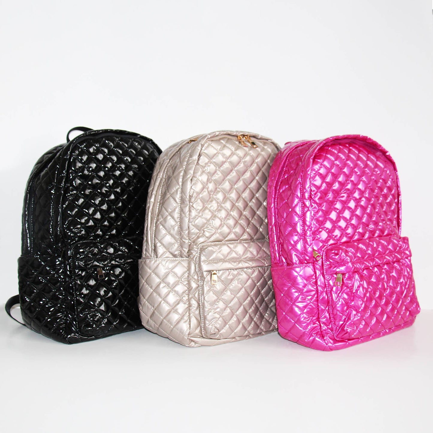 Diamond Backpack- Fuschia