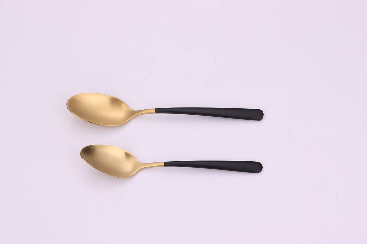 Coloblock 20 Pc Flatware Set with Black Handles, Service 4- clearance