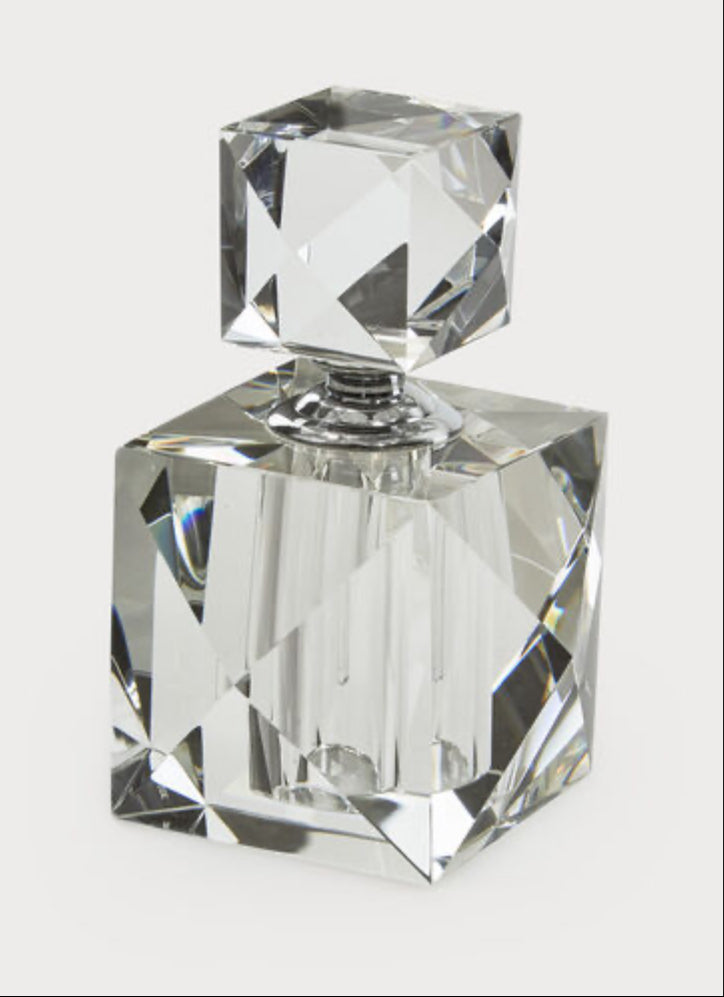 Diamond Cut Perfume Bottle - Sale