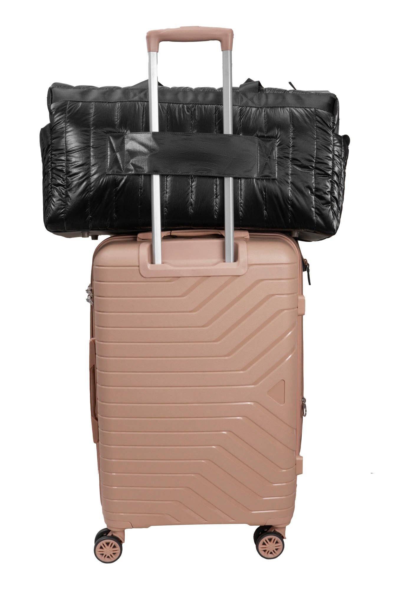 Hunter Metallic Quilted Duffel Bag - 22”
