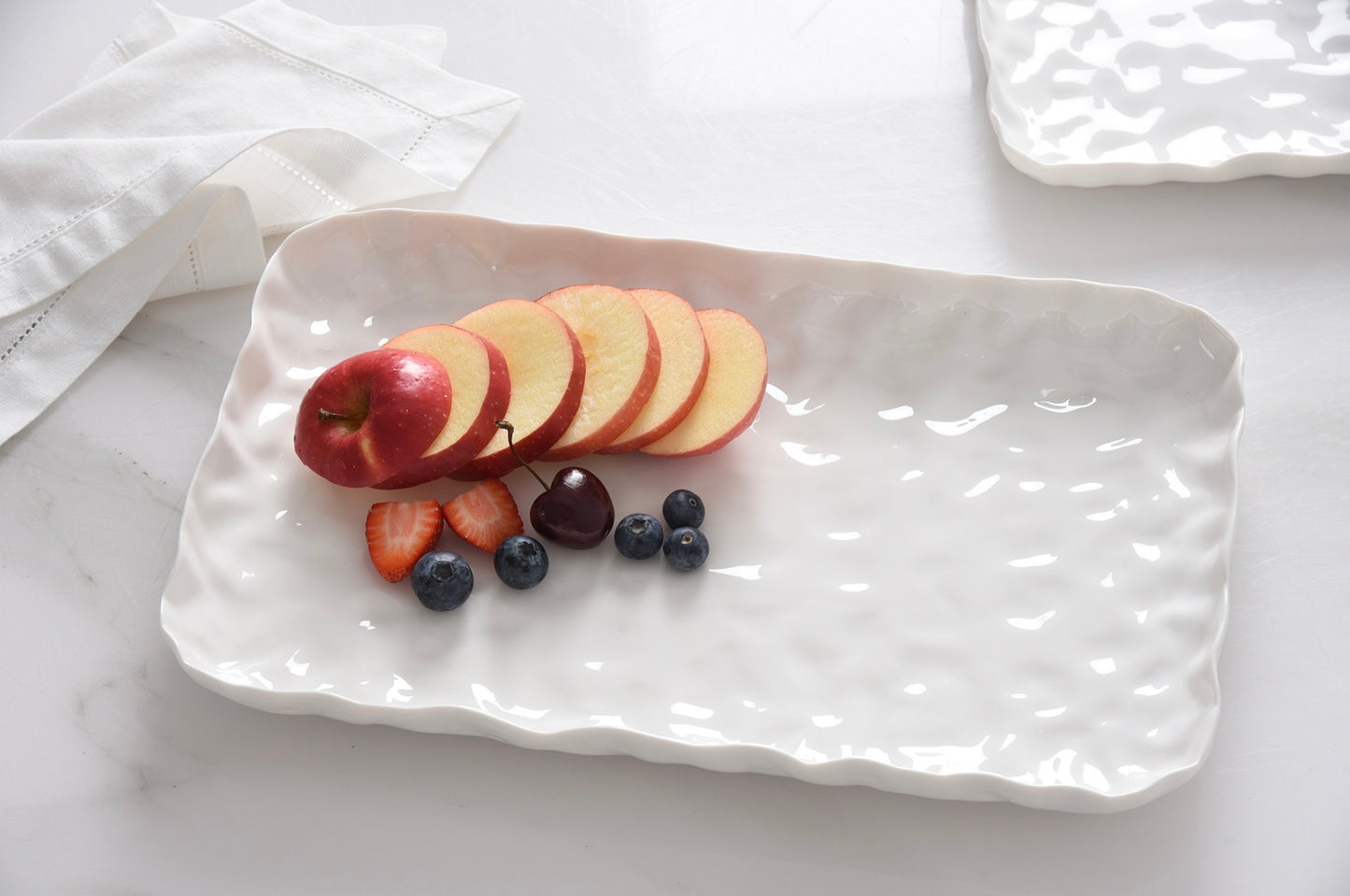 Medium White Platter
