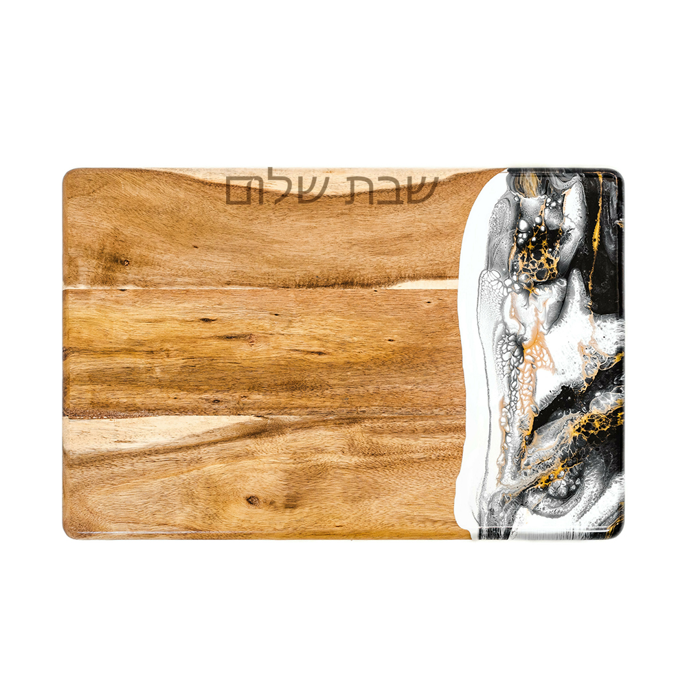 Acacia Epoxy Challah Board