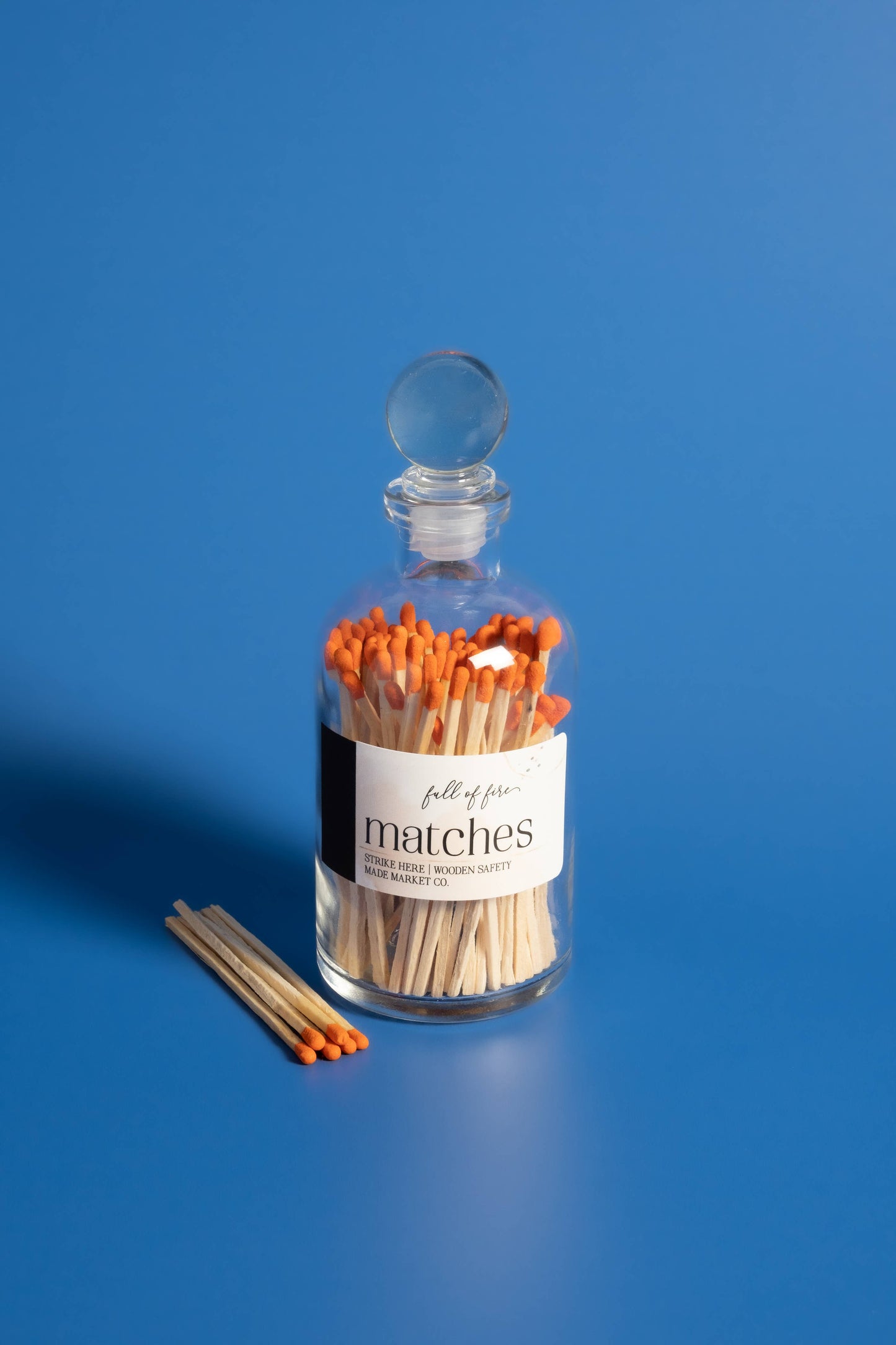 Glass Match Cloche w/ Striker