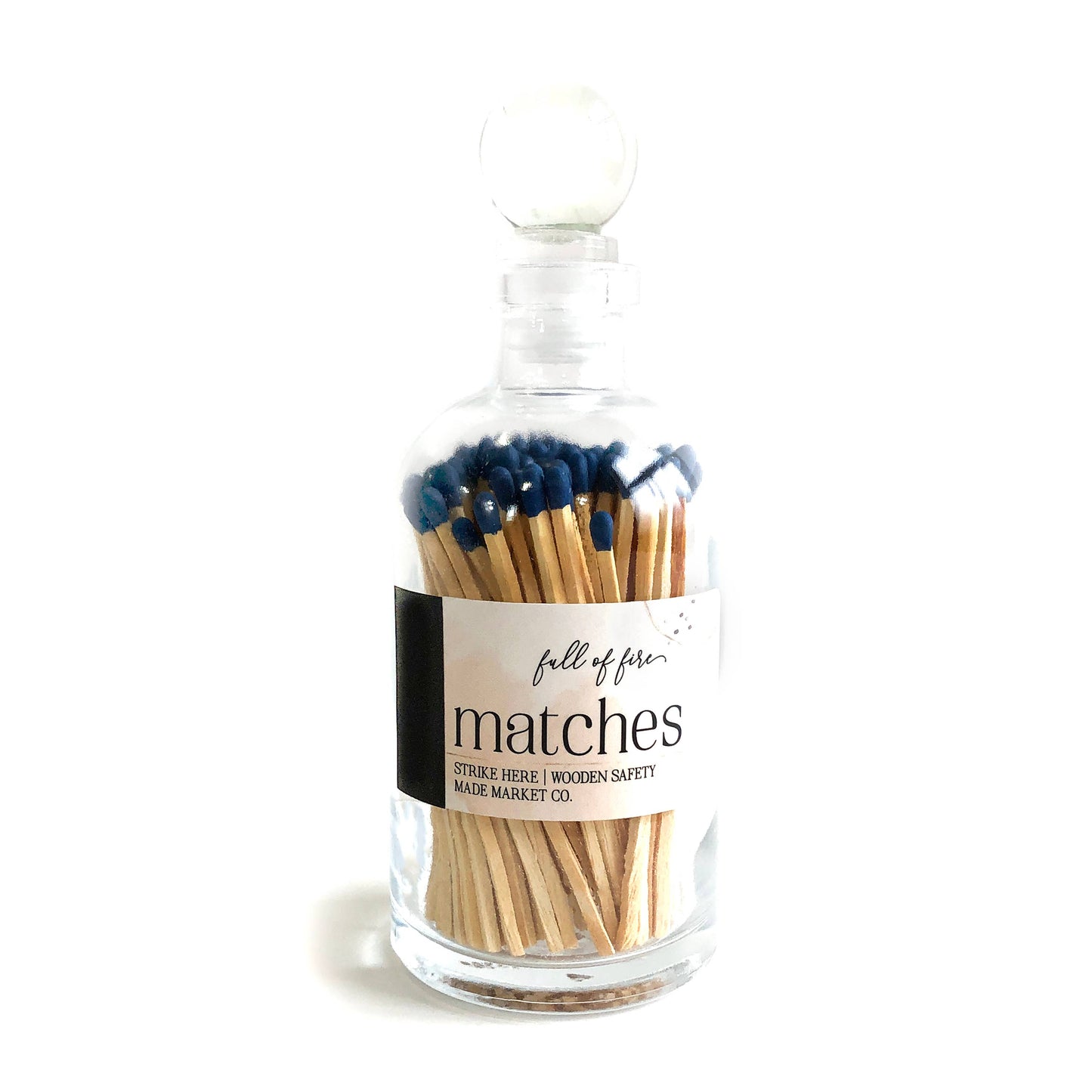 Glass Match Cloche w/ Striker