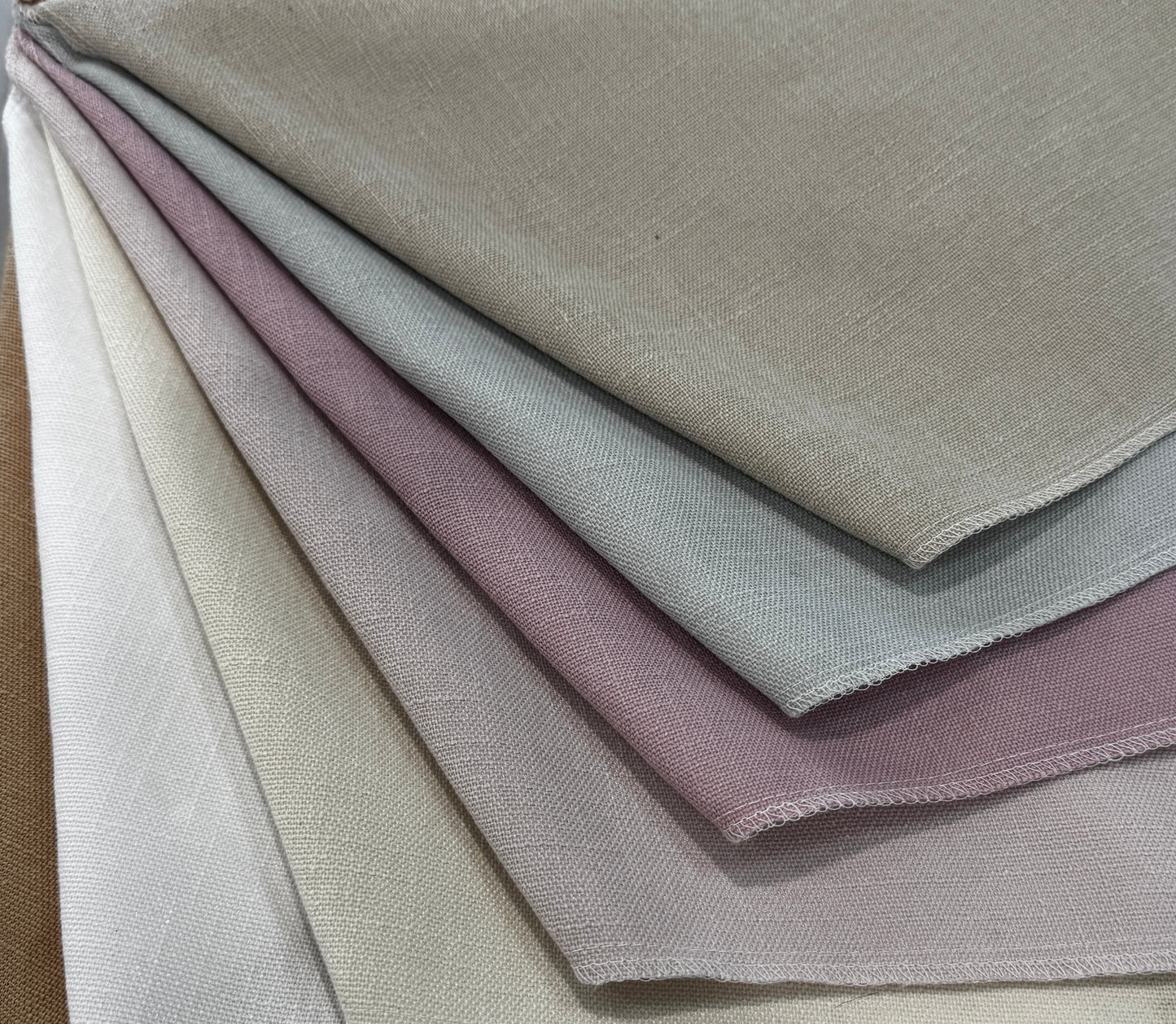 Solid Linen Look Washable Tablecloth