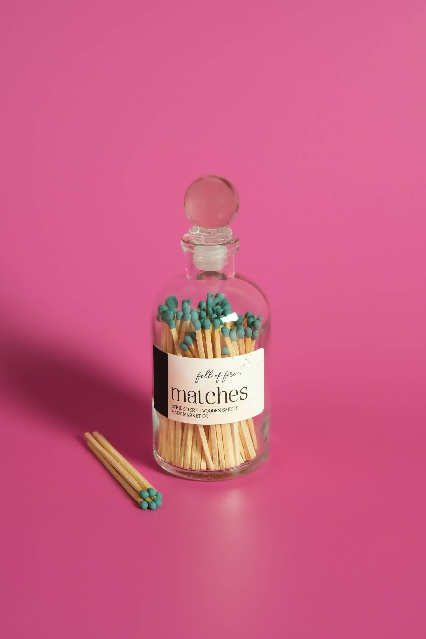 Glass Match Cloche w/ Striker