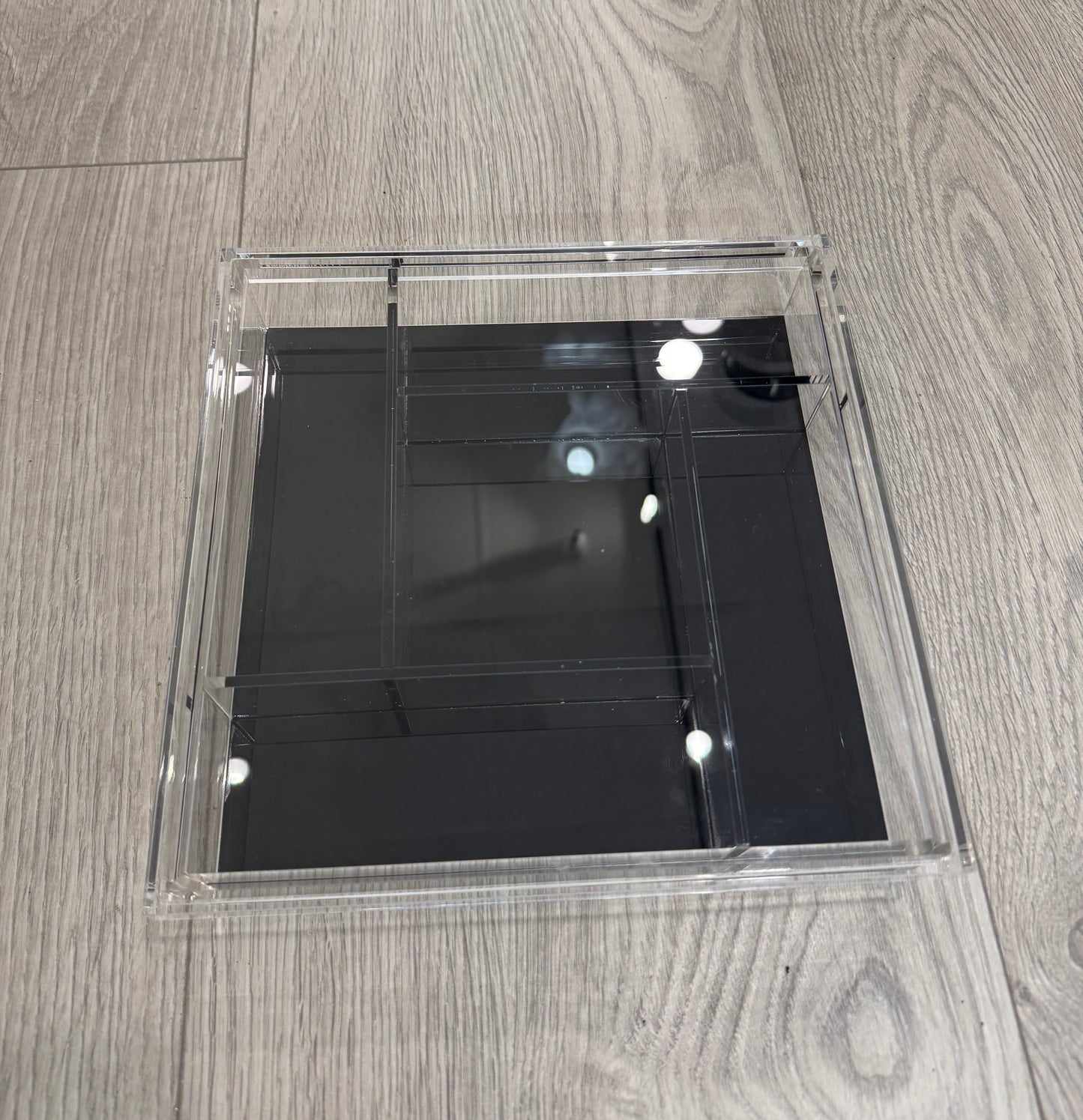 5 Section Lucite Hostess