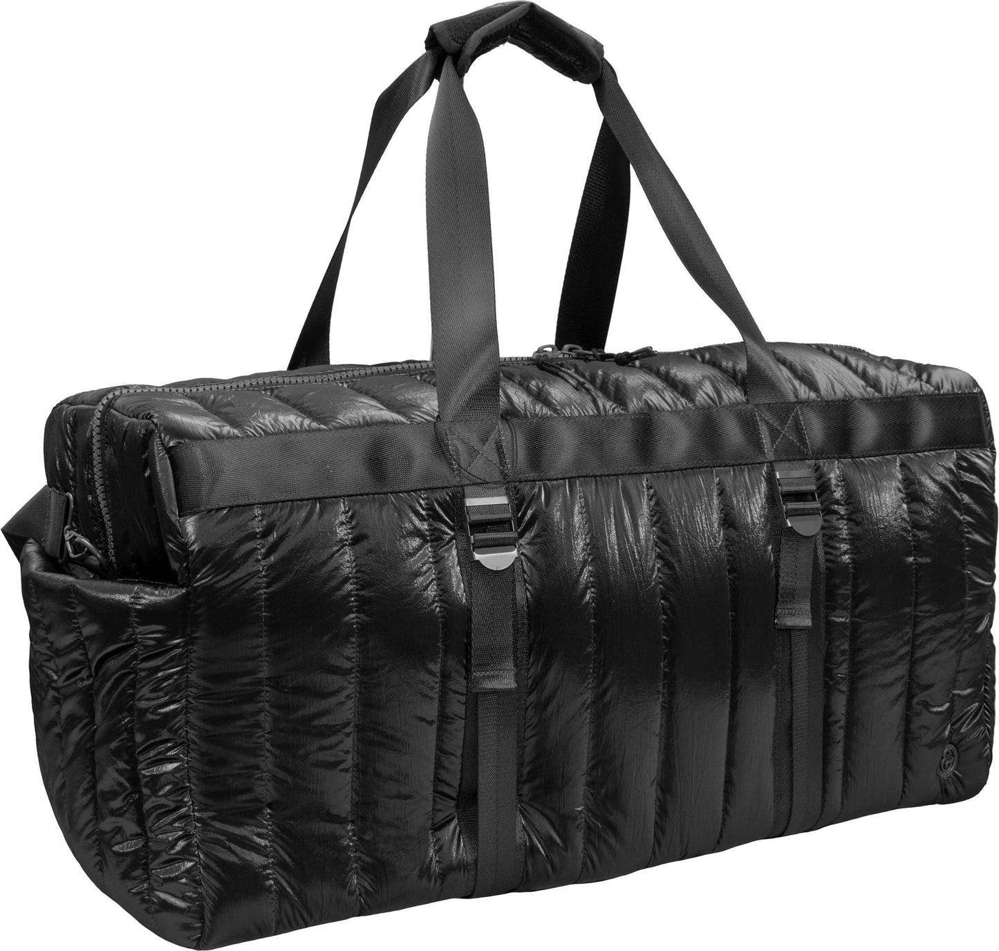 Hunter Metallic Quilted Duffel Bag - 22”